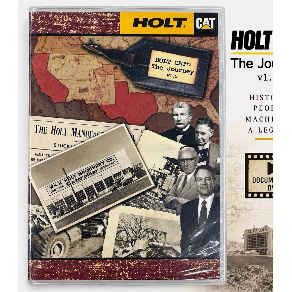 HOLT CAT: The Journey v1.5 DVD Sealed Caterpillar Tractor History Documentary